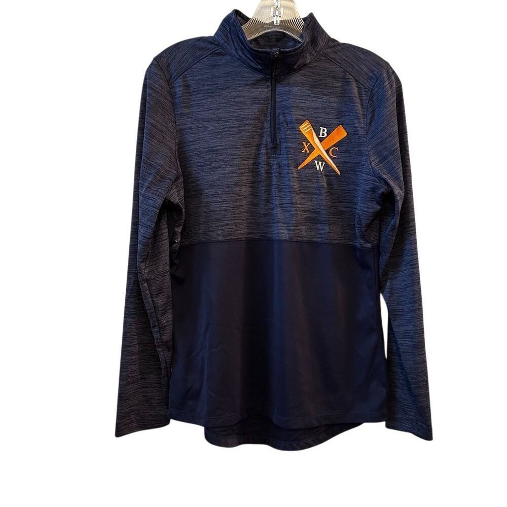 Augusta Navy‎ Blue Quarter-Zip Pullover Sweater Size M